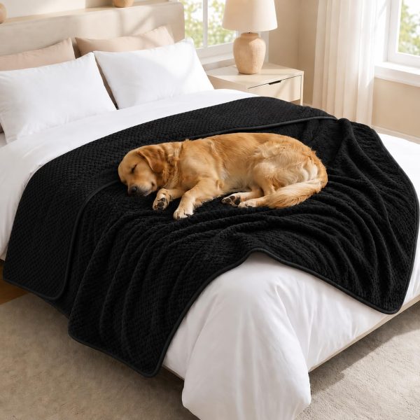 Waterproof Reversible Pet Blanket, Leakproof Furniture Protector for Dogs & Cats