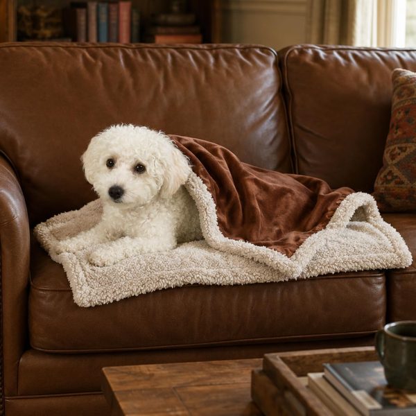 Lightweight Washable Pet Blanket, Soft Puppy & Cat Throw for Beds, Car Seats & Crates, 30x40"
