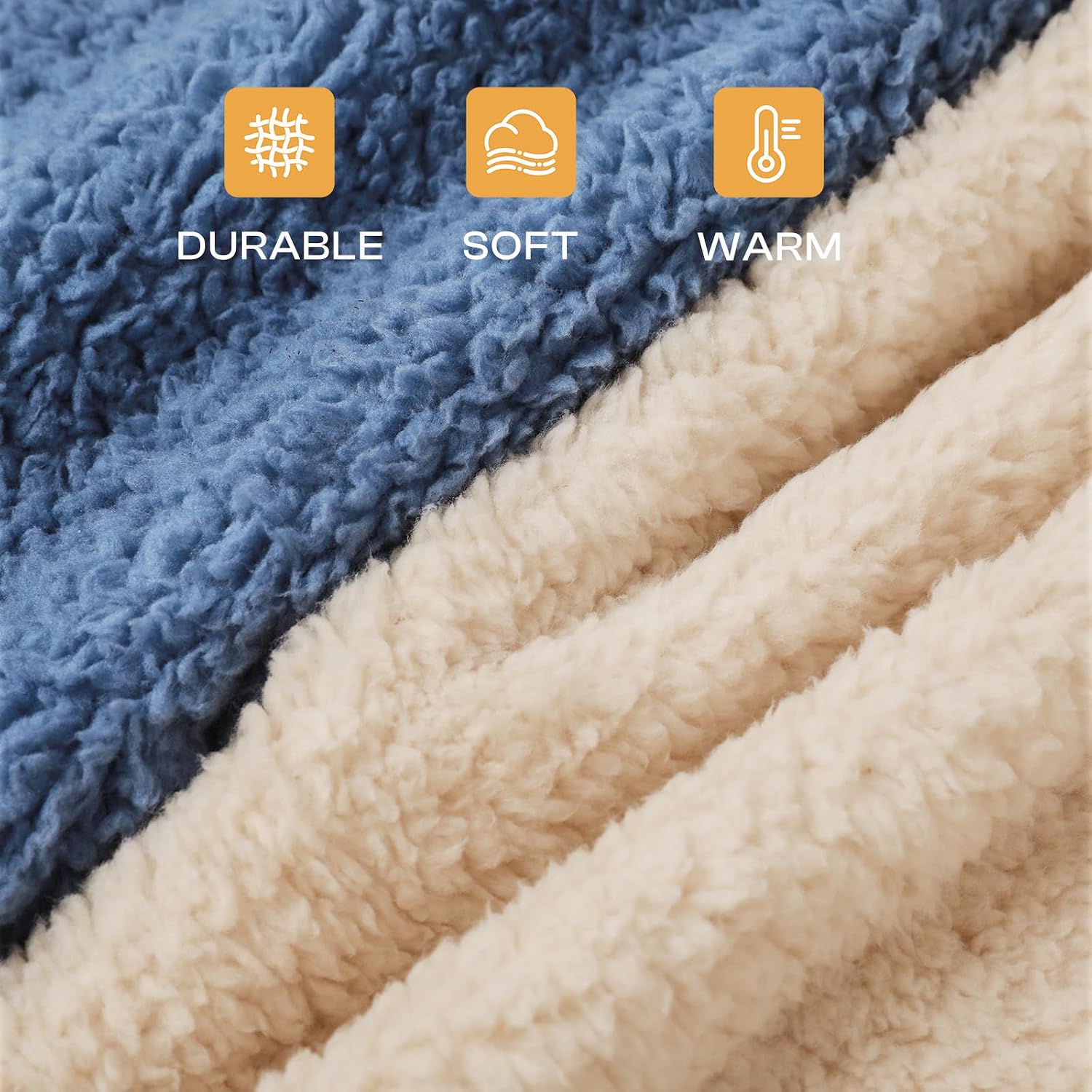 Ultra Soft Sherpa Fleece Pet Blanket for Small Dogs & Cats - Image 2